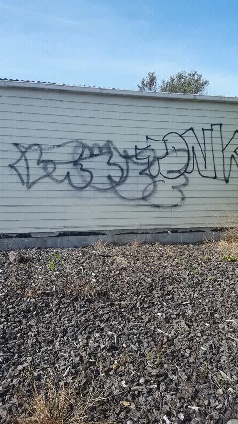 Graffiti, a report photo