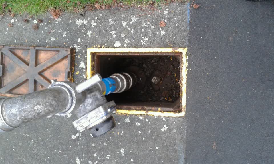 The photograph attached to this water supply report