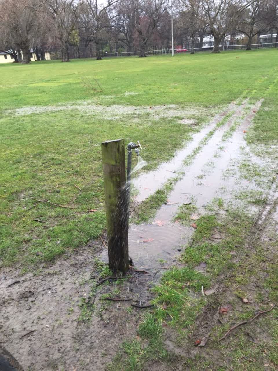 The photograph attached to this water supply report