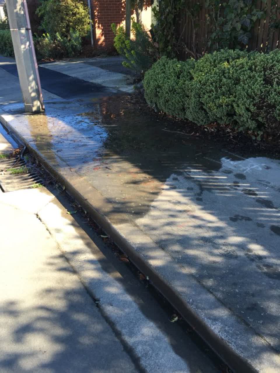 The photograph attached to this water supply report