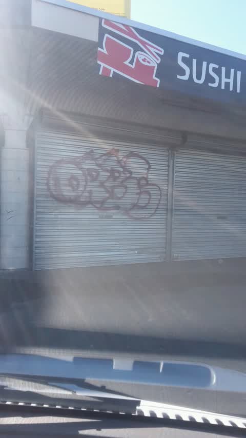Graffiti, a report photo