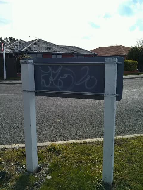 Graffiti, a report photo