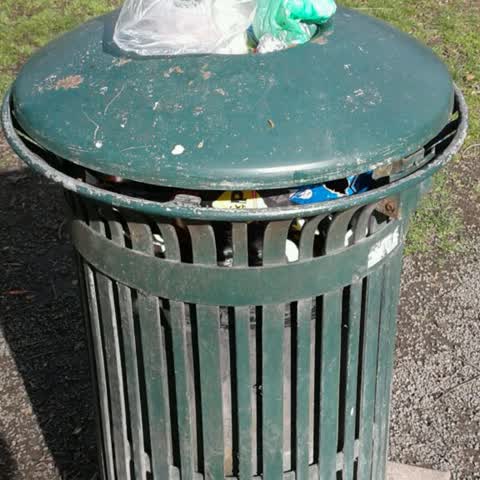 Rubbish/Recycling, a report photo