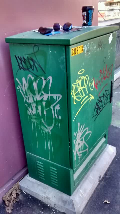 Graffiti, a report photo