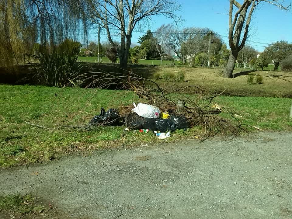 The photograph attached to this rubbish/recycling report