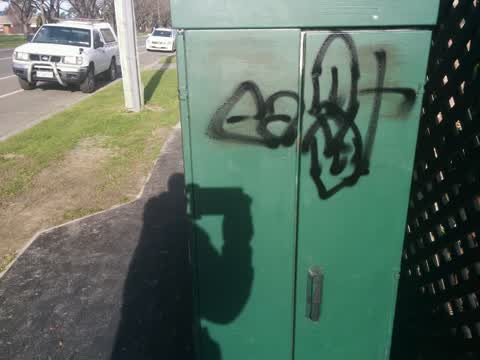 Graffiti, a report photo
