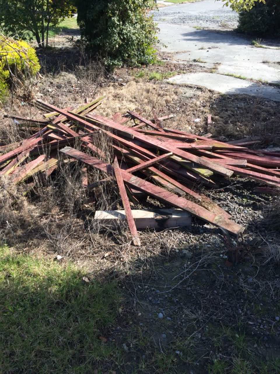 The photograph attached to this rubbish/recycling report