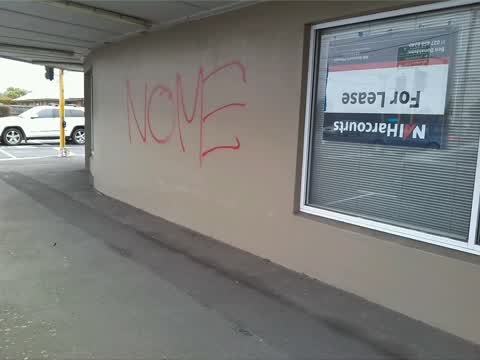 Graffiti, a report photo