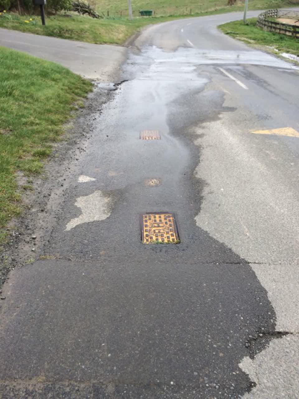 The photograph attached to this water supply report