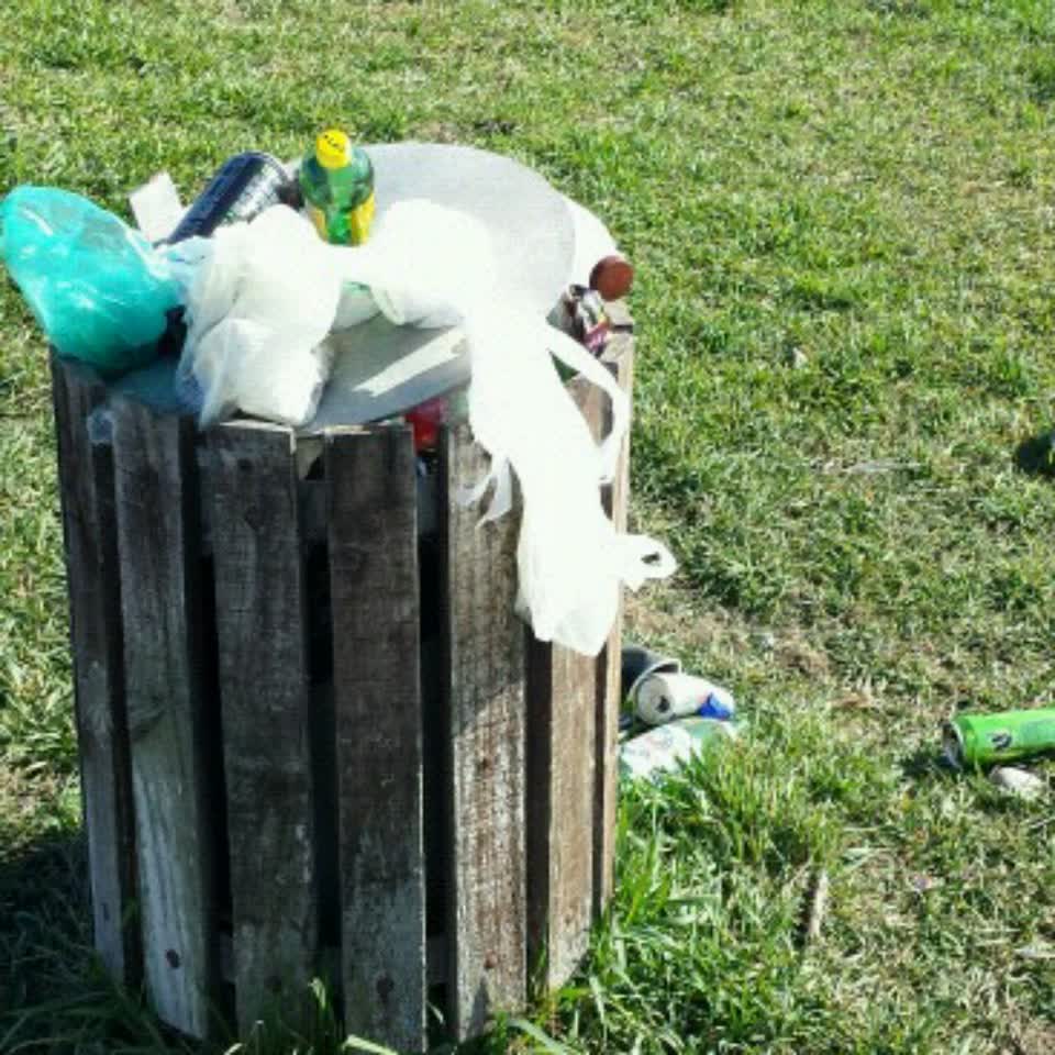 The photograph attached to this rubbish/recycling report
