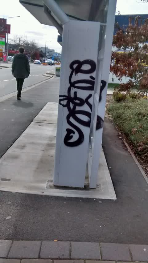 Graffiti, a report photo