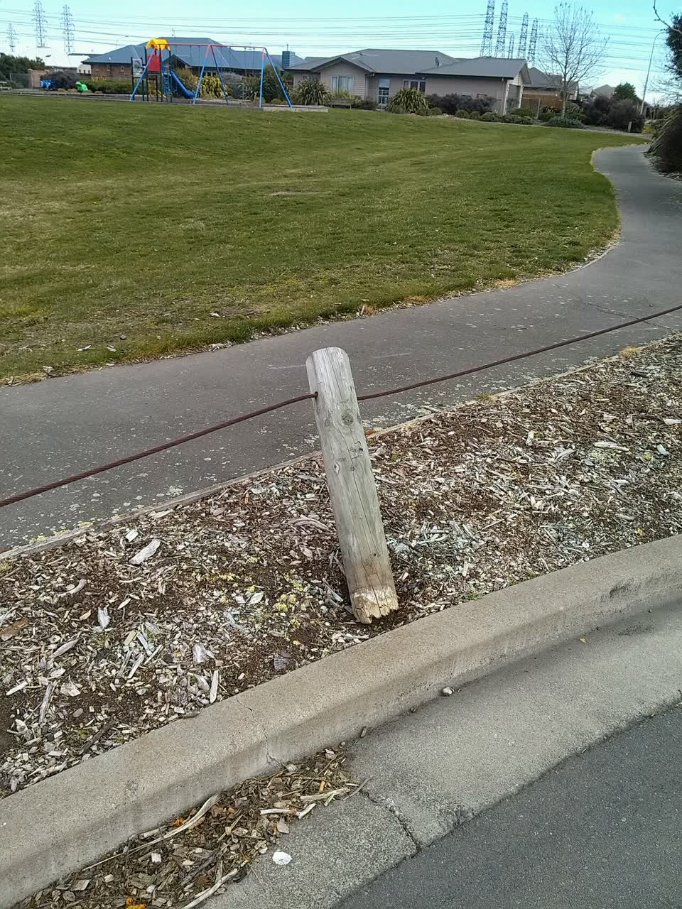 The photograph attached to this parks report