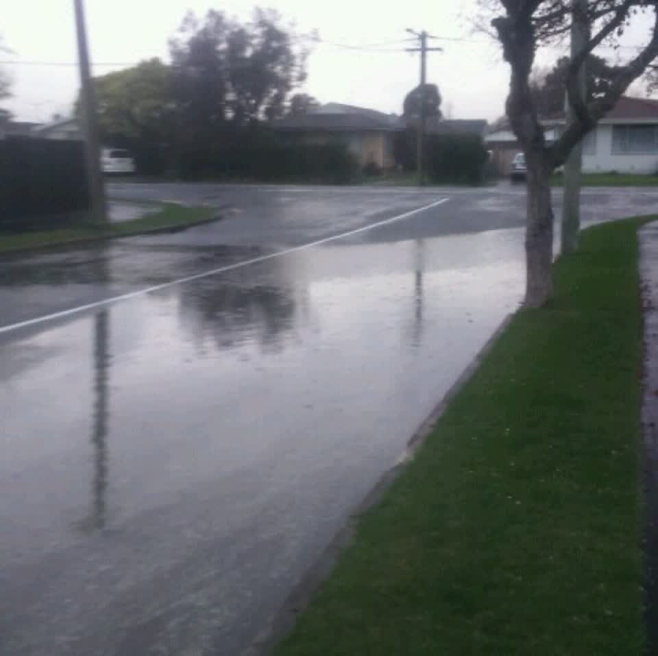 The photograph attached to this wastewater/stormwater report