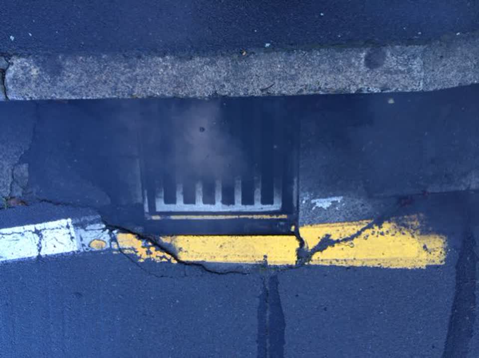 The photograph attached to this wastewater/stormwater report