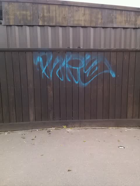 Graffiti, a report photo