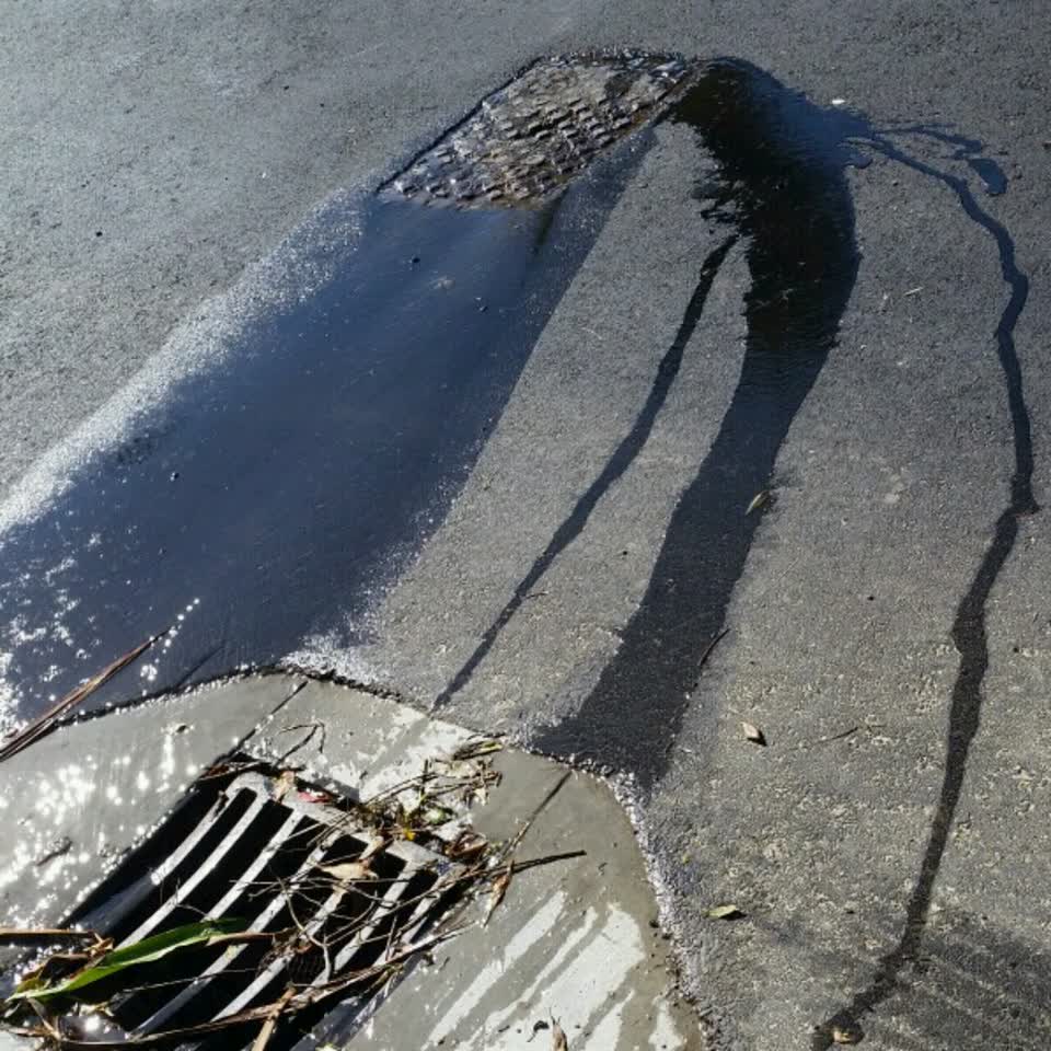 The photograph attached to this wastewater/stormwater report