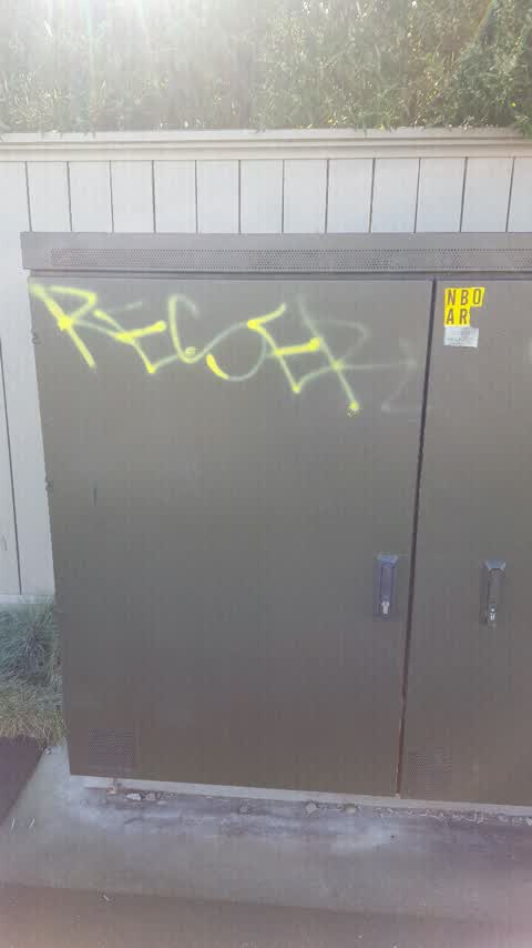 Graffiti, a report photo