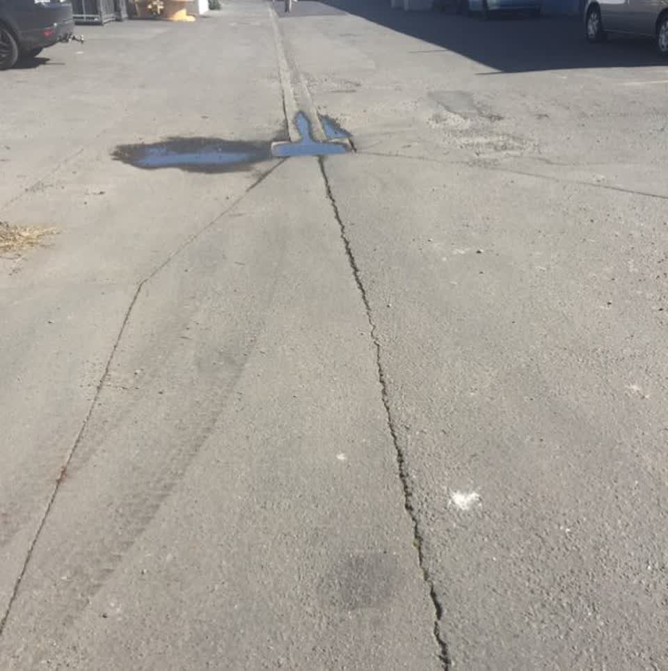 The photograph attached to this wastewater/stormwater report