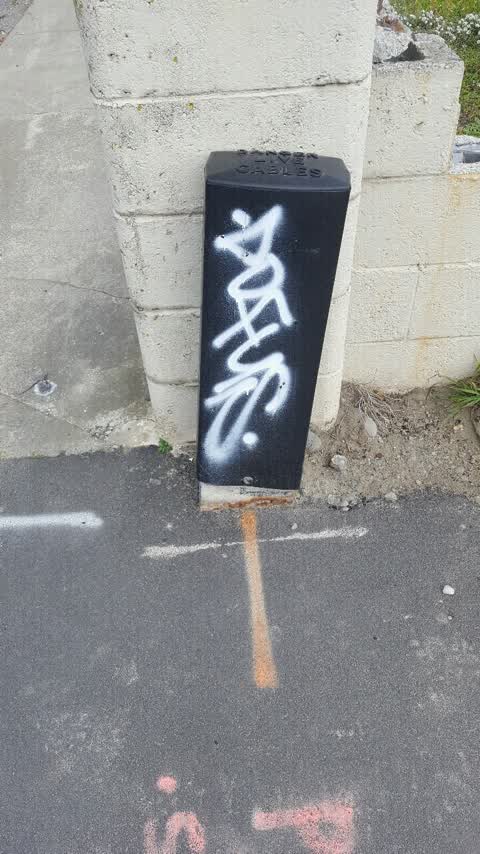 Graffiti, a report photo
