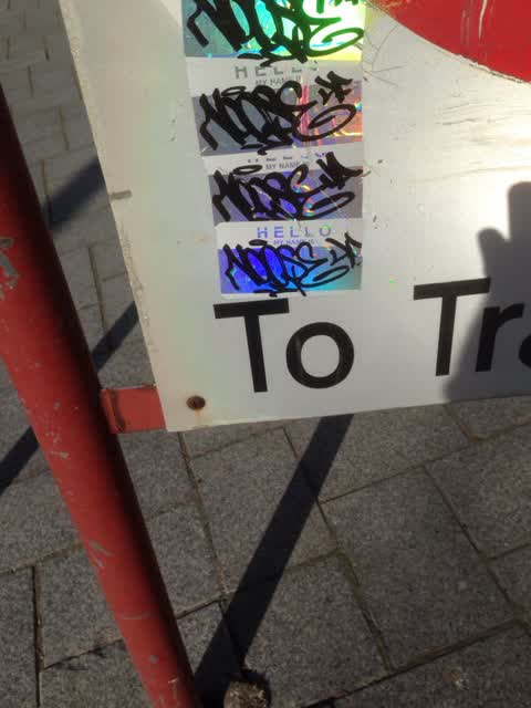 Graffiti, a report photo