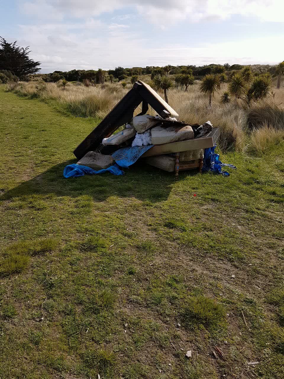The photograph attached to this rubbish/recycling report