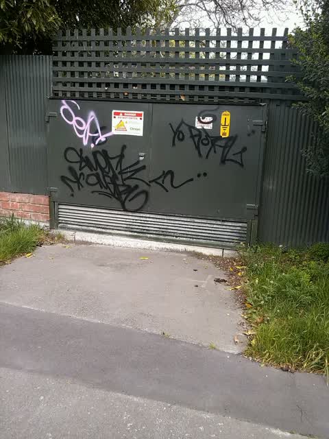 Graffiti, a report photo