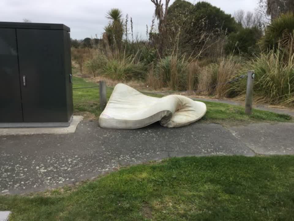 The photograph attached to this rubbish/recycling report