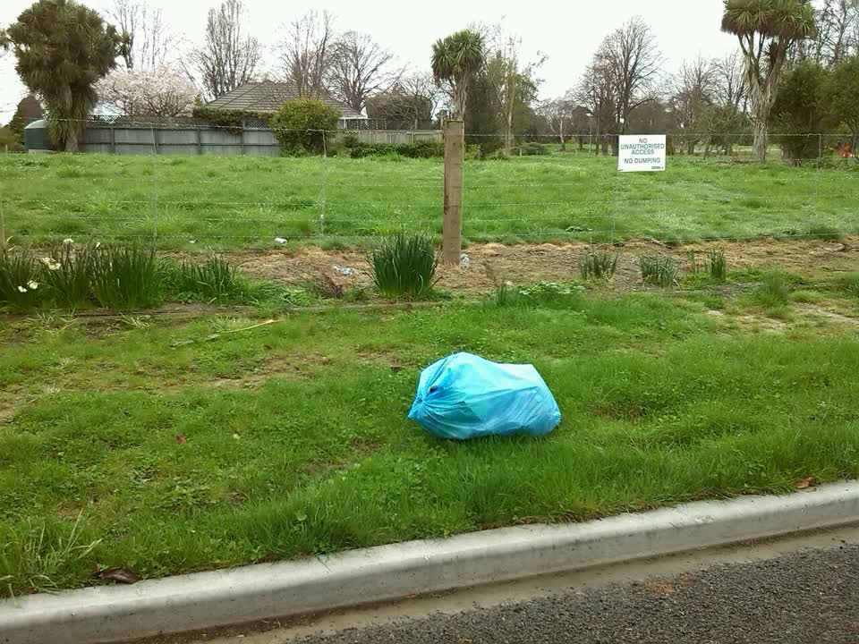 The photograph attached to this rubbish/recycling report
