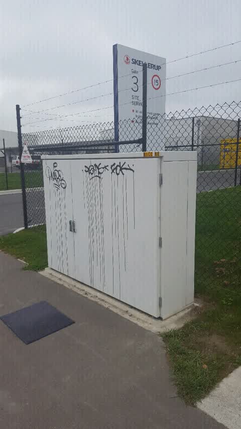 Graffiti, a report photo