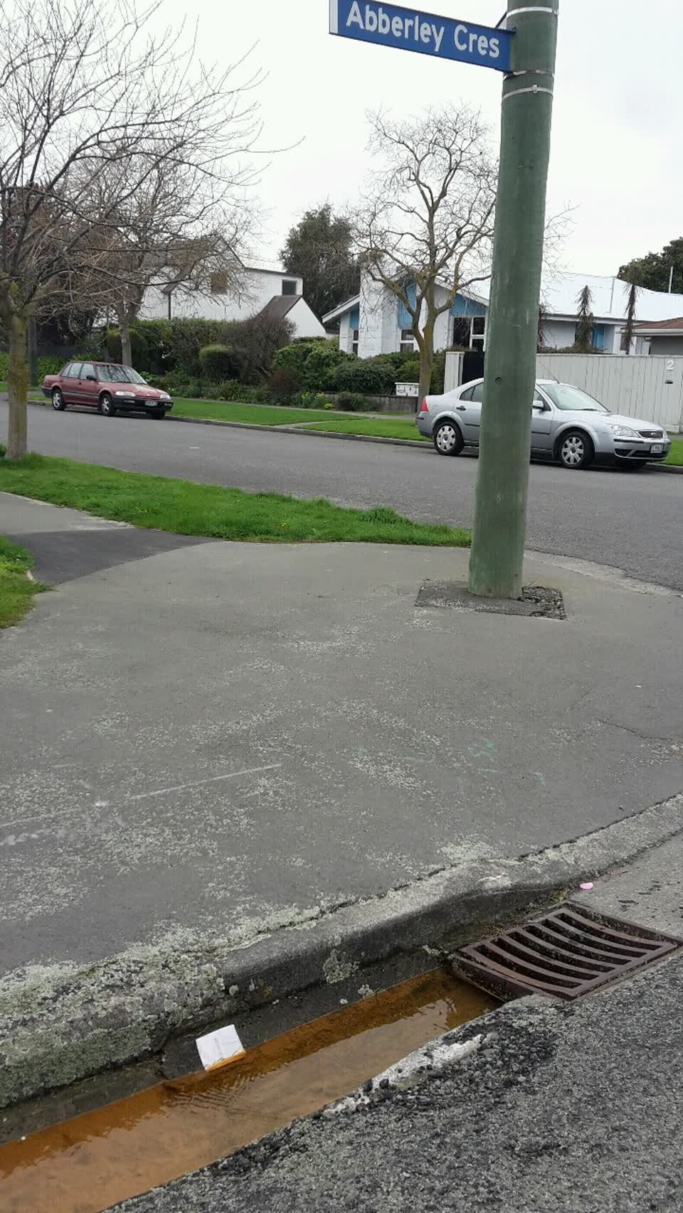 The photograph attached to this water supply report