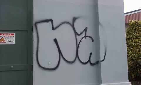 Graffiti, a report photo