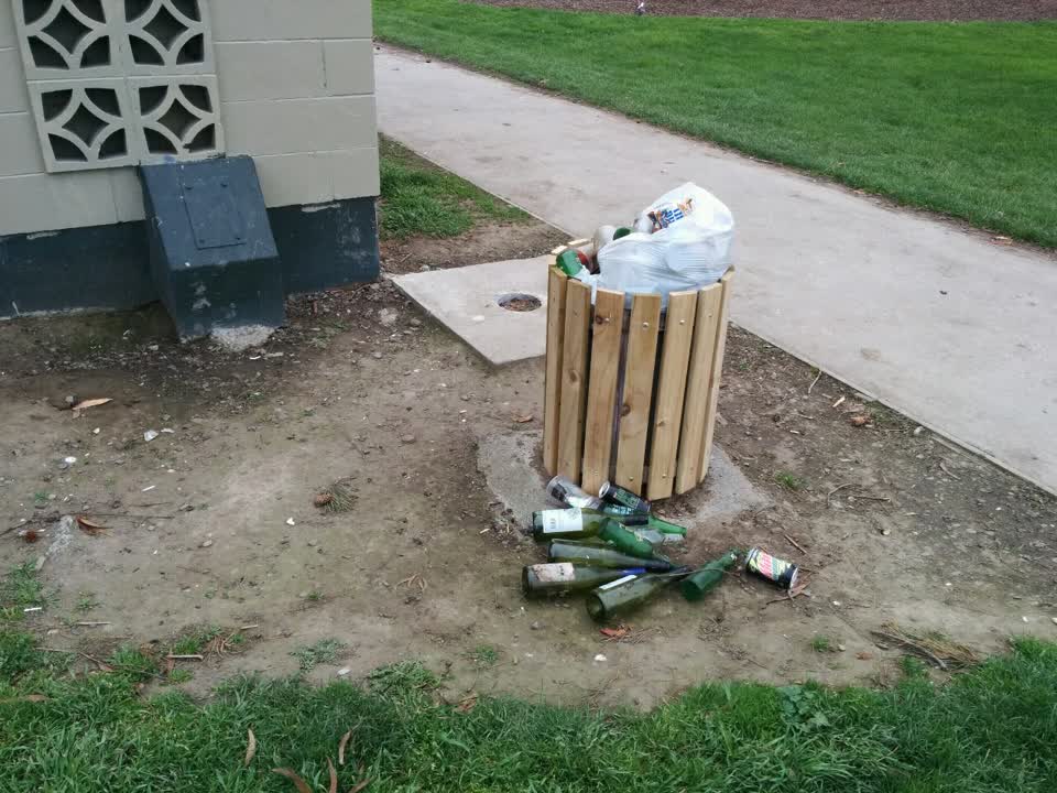 The photograph attached to this parks report