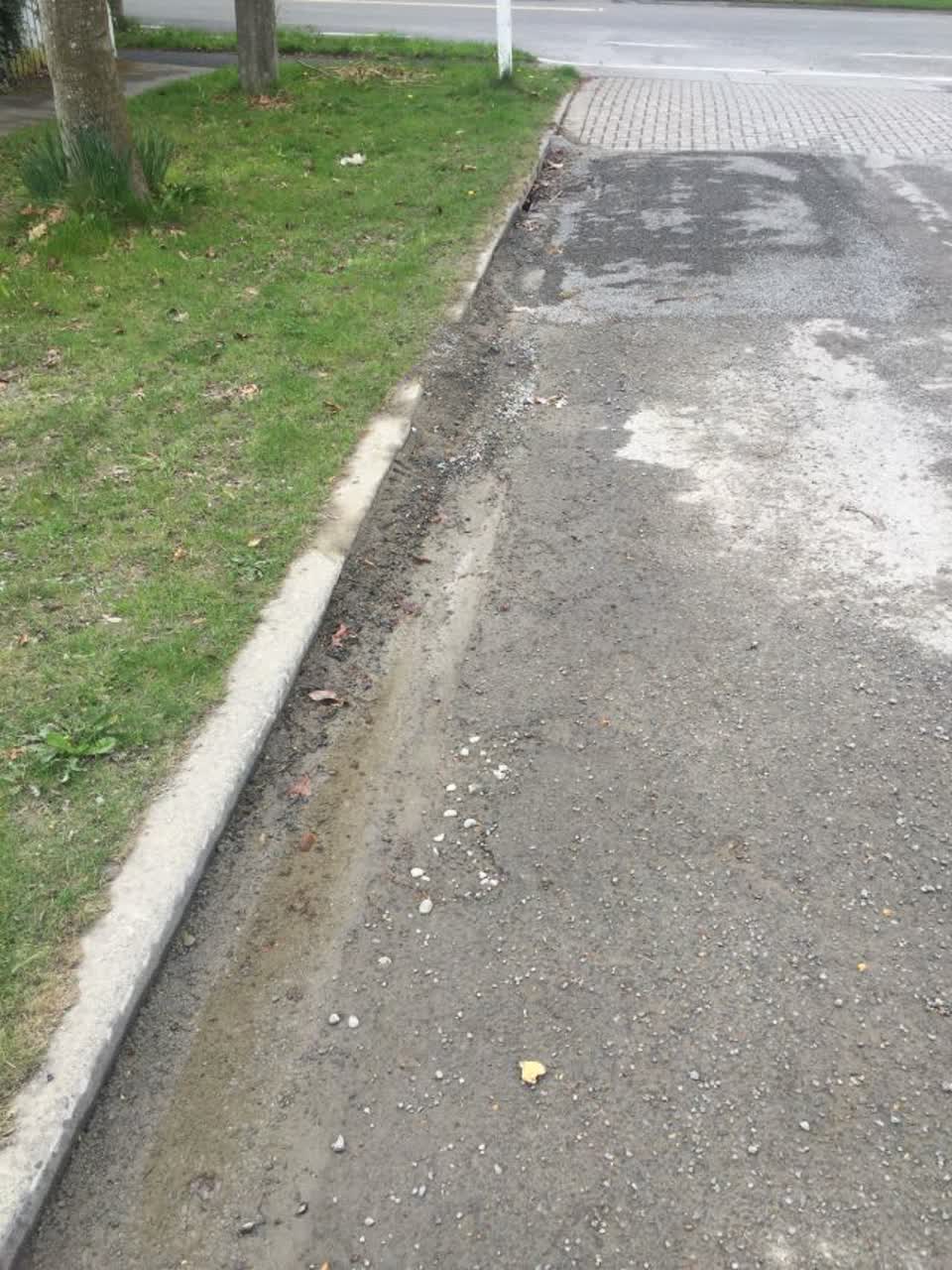 The photograph attached to this wastewater/stormwater report