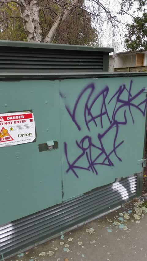 Graffiti, a report photo