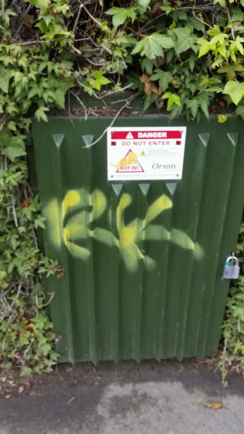Graffiti, a report photo