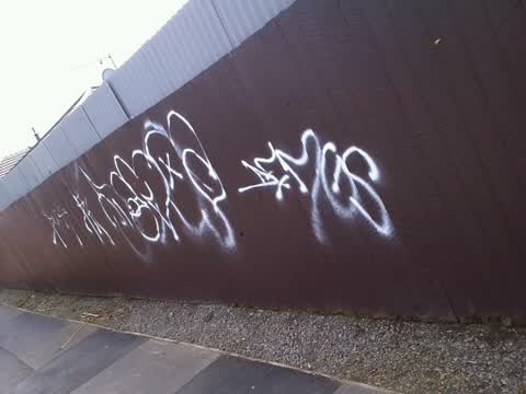 Graffiti, a report photo