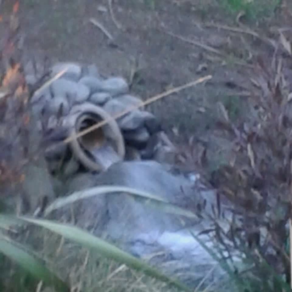 The photograph attached to this wastewater/stormwater report