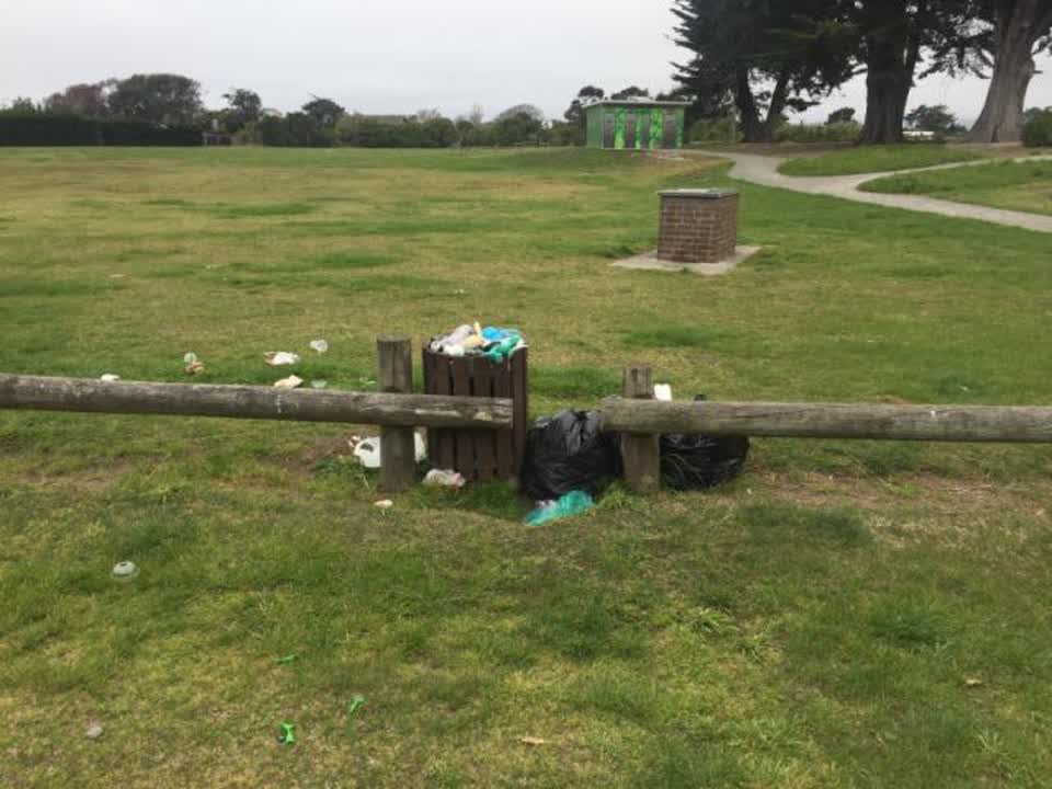 The photograph attached to this parks report