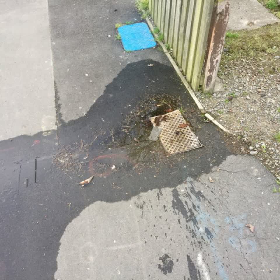 The photograph attached to this water supply report