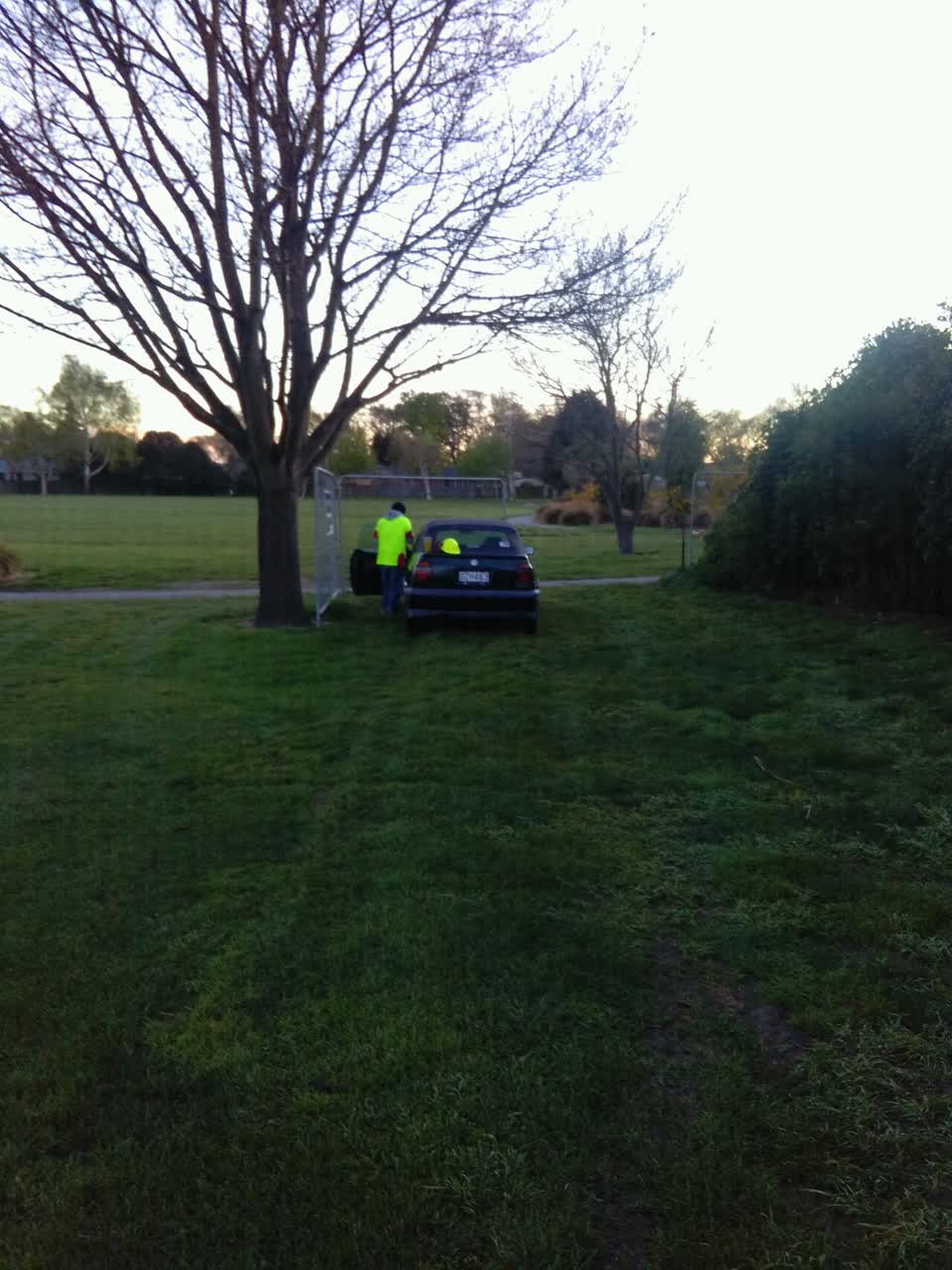 The photograph attached to this parks report