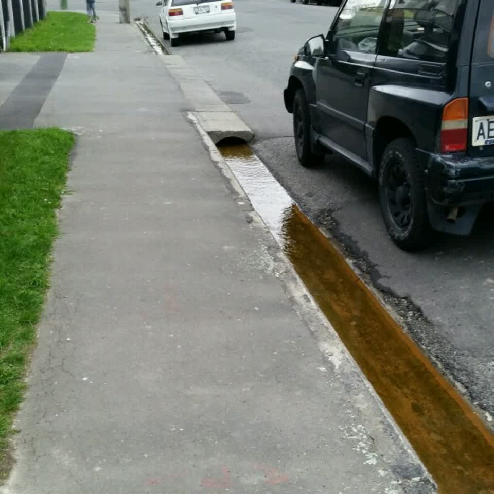 The photograph attached to this wastewater/stormwater report