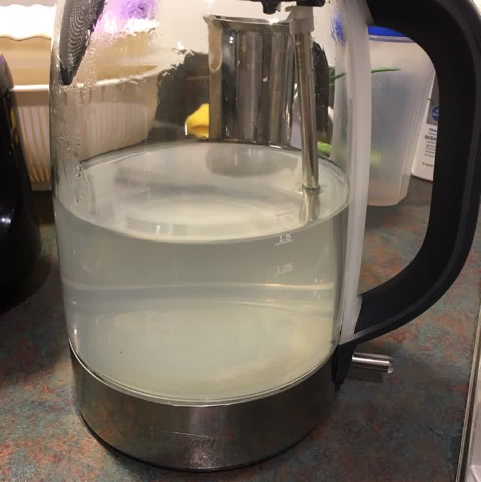 The photograph attached to this water supply report