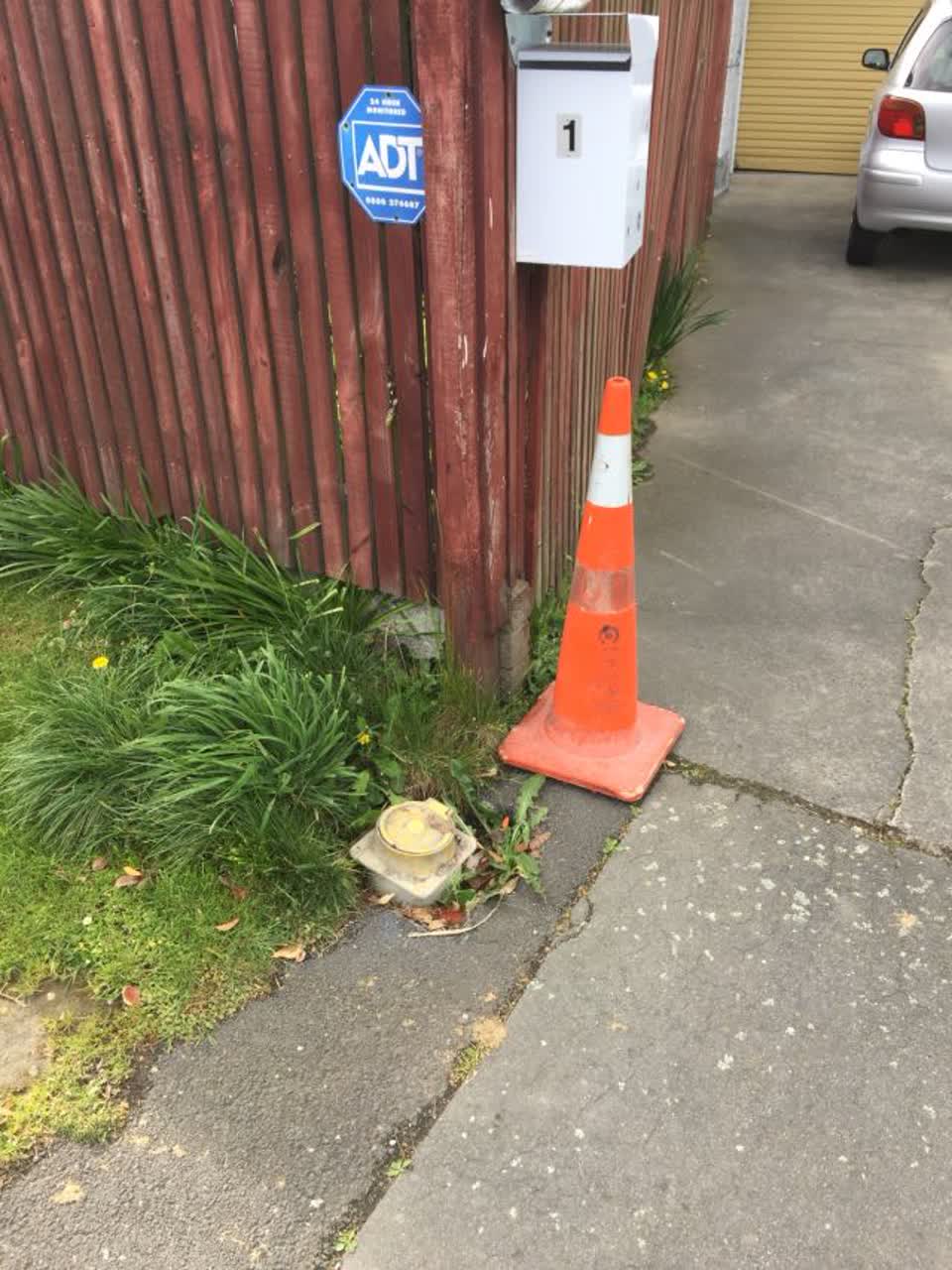 The photograph attached to this water supply report