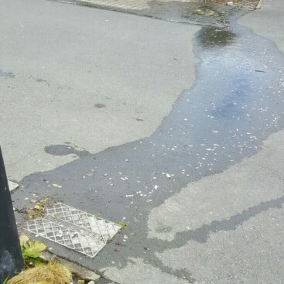 The photograph attached to this water supply report