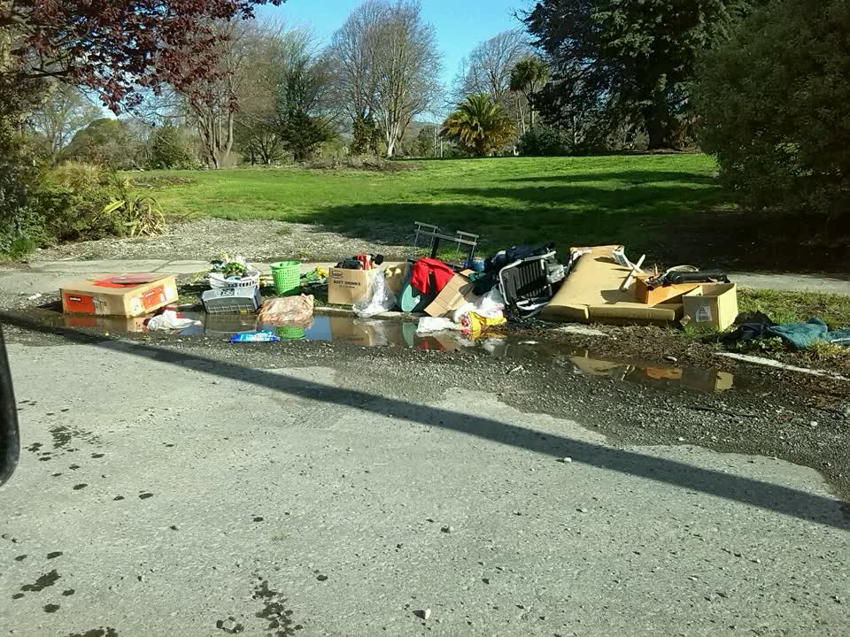 The photograph attached to this rubbish/recycling report