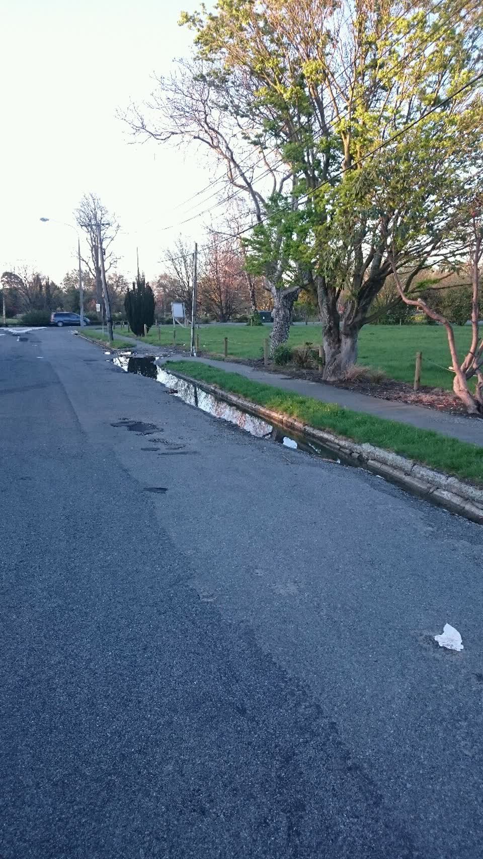 The photograph attached to this wastewater/stormwater report