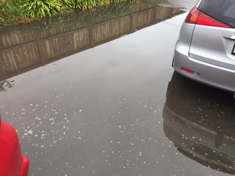 The photograph attached to this wastewater/stormwater report