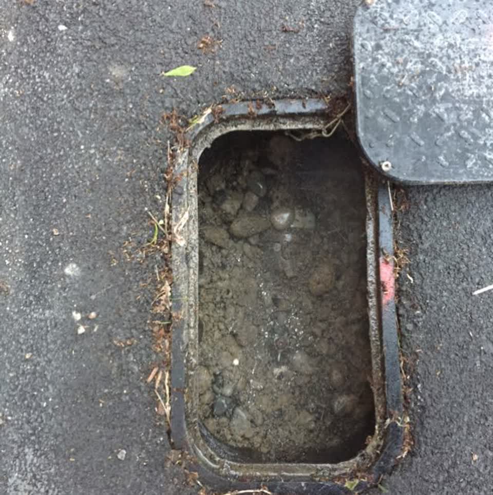 The photograph attached to this water supply report