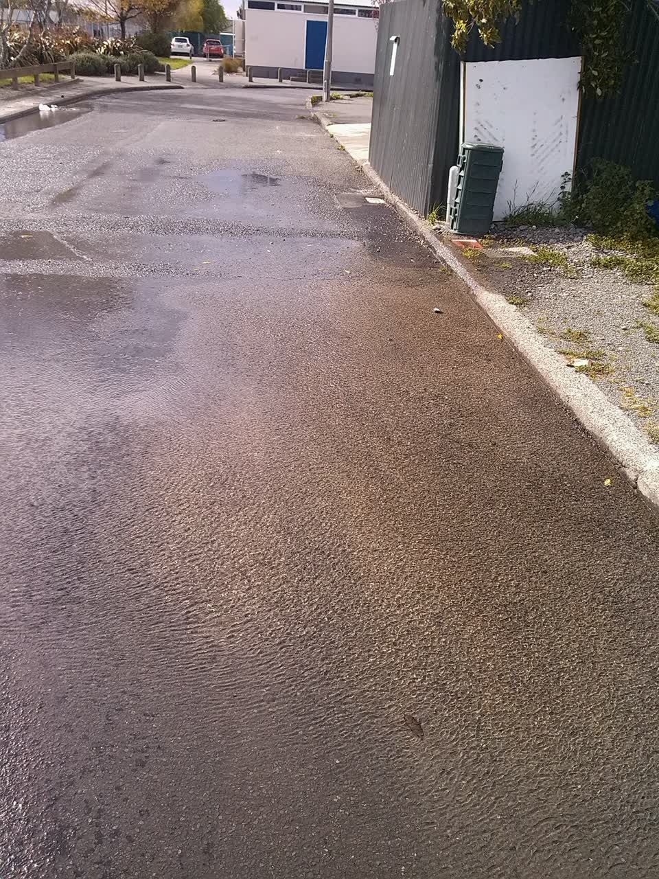 The photograph attached to this water supply report