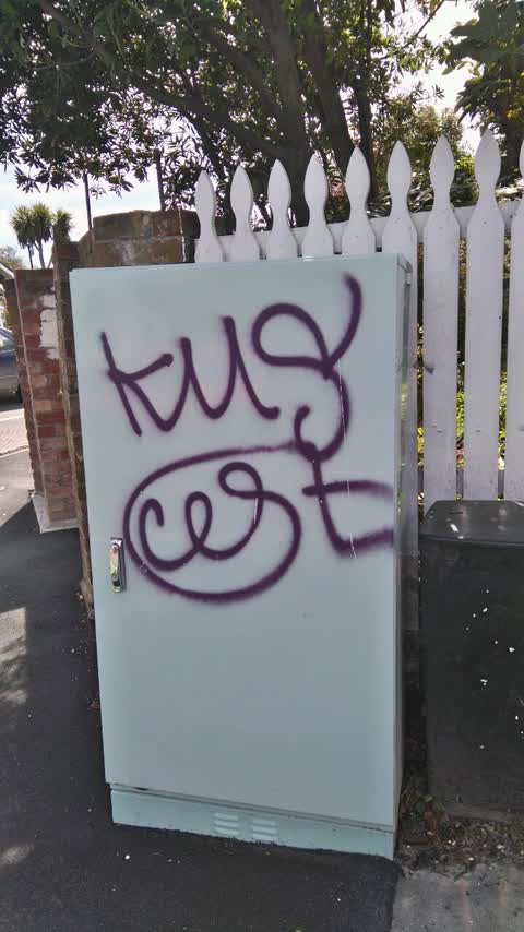Graffiti, a report photo